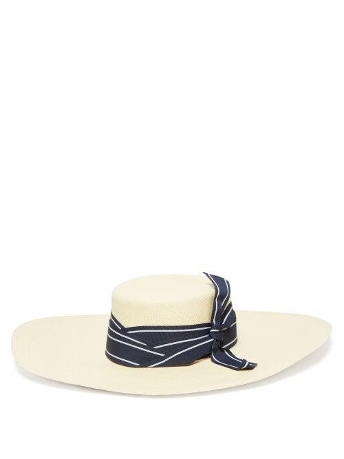 Matchesfashion.com Sensi Studio - Cordovez Wide Brim Straw Hat - Womens - Beige