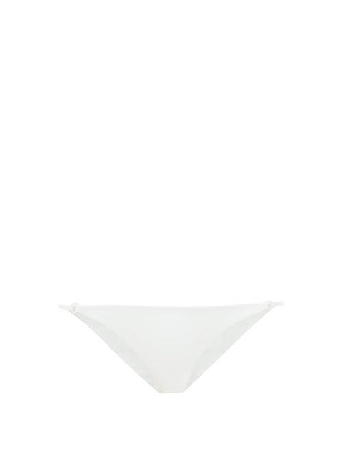 Matchesfashion.com Jade Swim - Aria Mother-of-pearl Ring Bikini Briefs - Womens - White