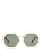 Karen Walker Eyewear Emmanuel Hexagon-frame Sunglasses