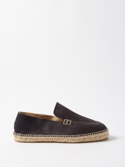 Maneb - Traveller Suede Loafers - Mens - Blue