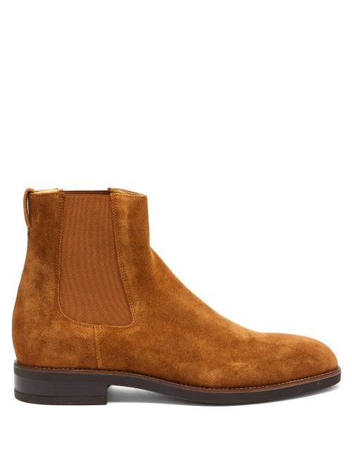 Matchesfashion.com Paul Smith - Canon Suede Chelsea Boots - Mens - Tan