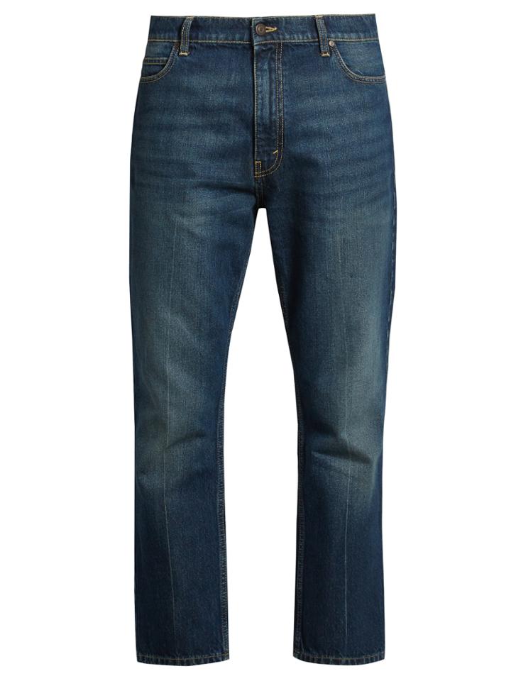 Stella Mccartney Tapered-leg Cropped Jeans