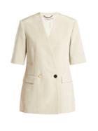Stella Mccartney Double-breasted Cotton-blend Jacket