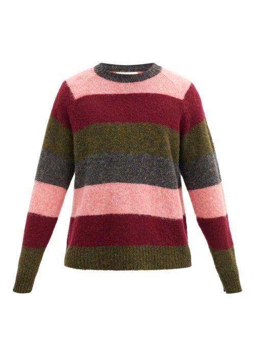 Matchesfashion.com Ymc - Bryer Striped Wool Sweater - Mens - Multi