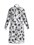 Osman Suzie Floral And Bug-print Cotton-poplin Dress