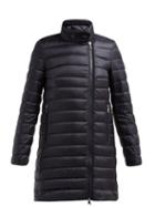Matchesfashion.com Moncler - Berlin Lightweight Quilted Down Coat - Womens - Navy
