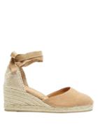 Matchesfashion.com Castaer - Carina 60mm Tan Canvas W Natural Yute Espadrille W - Womens - Tan
