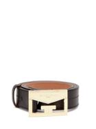 Matchesfashion.com Givenchy - Mystic Monogram-buckle Leather Belt - Womens - Black