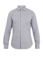 Glanshirt Spread-collar Cotton Shirt