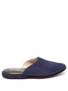 Charvet - Suede Slippers - Womens - Navy