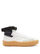 Matchesfashion.com Chlo - Franckie High-top Leather Trainers - Womens - White Navy