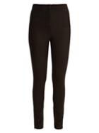 Matchesfashion.com Moncler - High Rise Stretch Gabardine Leggings - Womens - Black