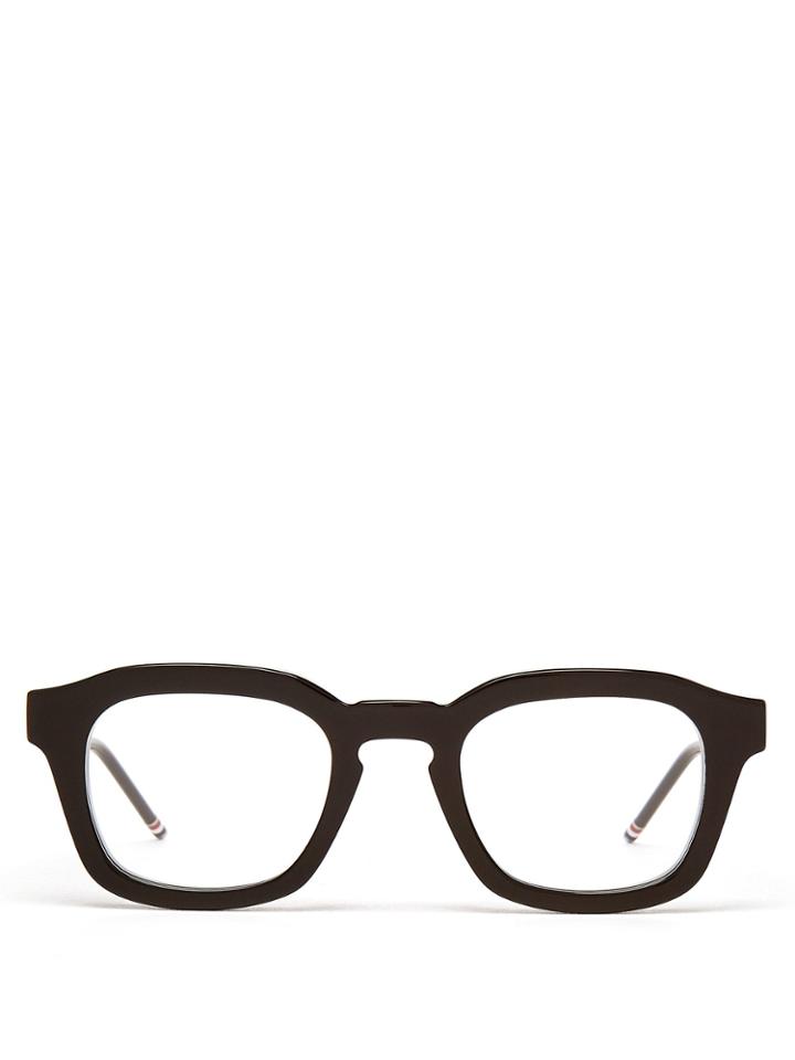 Thom Browne Rounded Square-frame Acetate Glasses