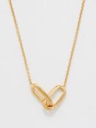 Lizzie Mandler - Xl Knife Edge 18kt Gold Necklace - Mens - Gold