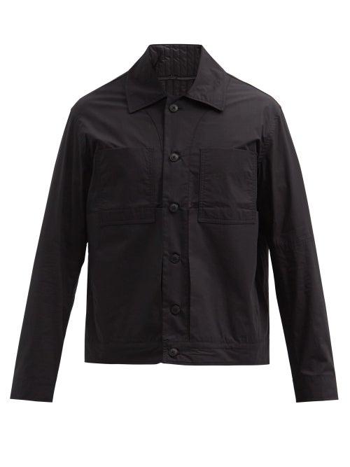 Matchesfashion.com Craig Green - Patch-pocket Cotton-poplin Shirt - Mens - Black