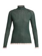 Burberry Contrast-trim Cashmere-blend Sweater