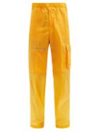Matchesfashion.com 2 Moncler 1952 - Panelled Shell Cargo Trousers - Mens - Orange