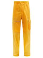 Matchesfashion.com 2 Moncler 1952 - Panelled Shell Cargo Trousers - Mens - Orange