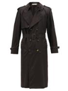 Matchesfashion.com Umit Benan B+ - Water-repellent Silk Trench Coat - Mens - Black
