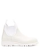Matchesfashion.com Prada - Leather Chelsea Boots - Womens - White