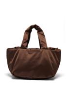 Matchesfashion.com See By Chlo - Tilly Satin Tote Bag - Womens - Dark Brown