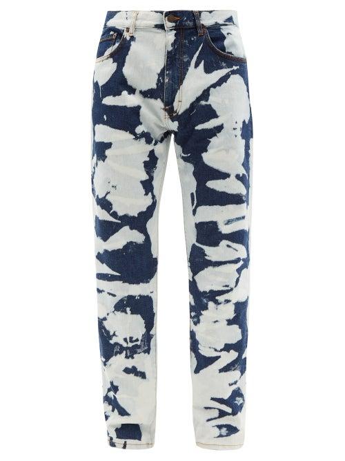 Matchesfashion.com Jeanerica Jeans & Co. - Autobahn Tie-dye Straight-leg Jeans - Mens - Blue Multi