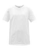 Loewe - Anagram-embroidered Cotton-jersey T-shirt - Womens - White
