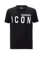 Matchesfashion.com Dsquared2 - Icon-print Cotton-jersey T-shirt - Mens - Black