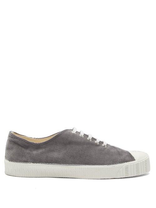 Matchesfashion.com Comme Des Garons Shirt - Spalwart Low Top Corduroy Trainers - Mens - Grey