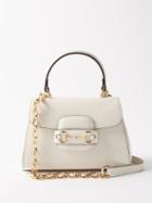 Gucci - 1955 Horsebit Mini Leather Handbag - Womens - White