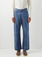 Auralee - Washed Selvedge Straight-leg Jeans - Mens - Blue