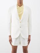 Giuliva Heritage - Alfonso Notch-lapel Linen Blazer - Mens - White