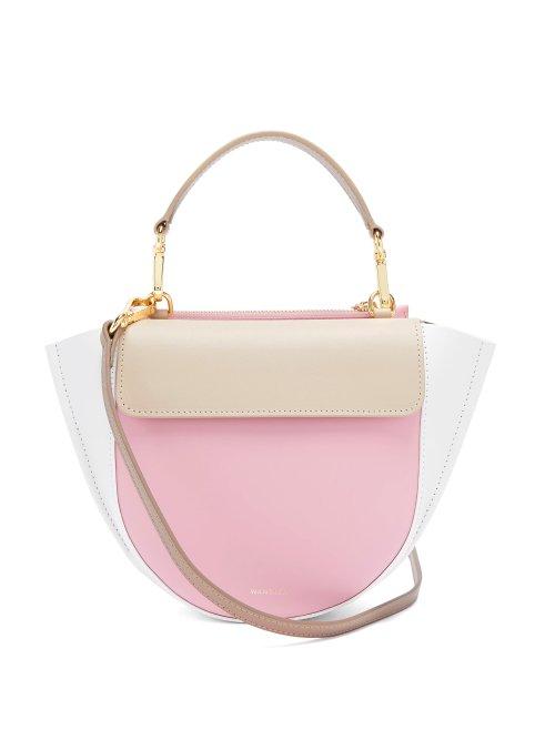 Matchesfashion.com Wandler - Hortensia Mini Leather Cross Body Bag - Womens - White Multi