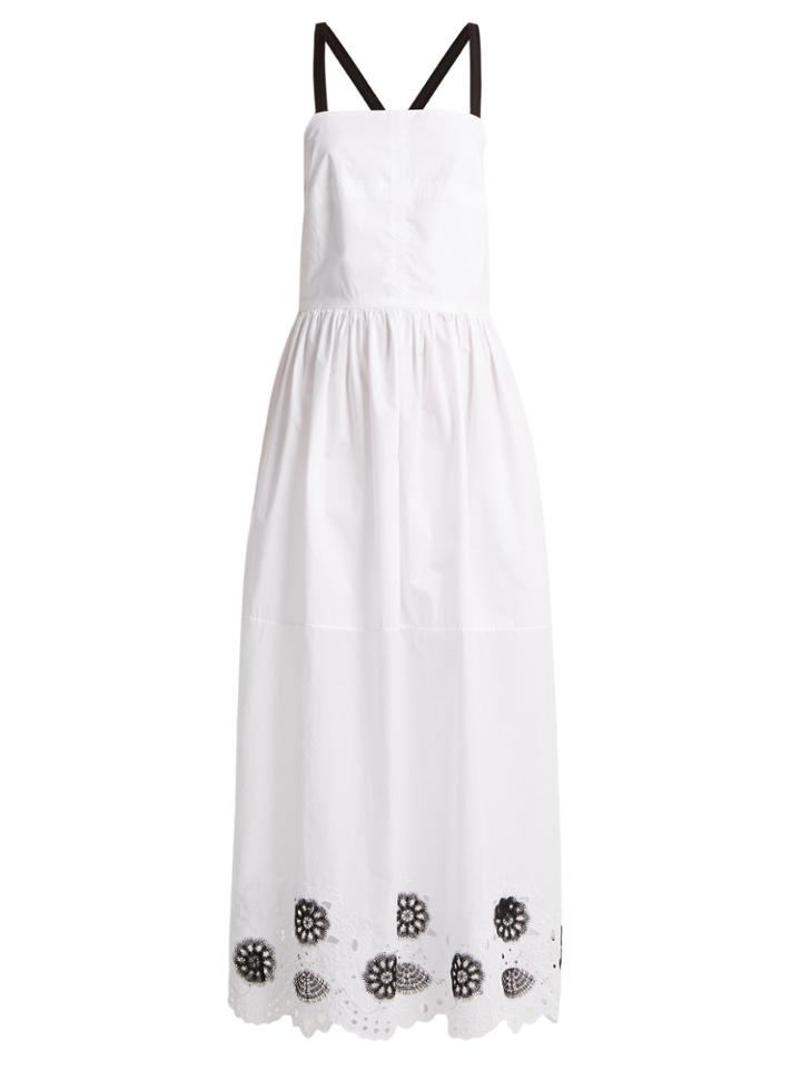 Rachel Comey Borough Broderie-anglaise Cotton-blend Dress