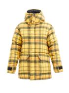 Matchesfashion.com The North Face - Heritage Logo-patch Tartan Quilted Down Jacket - Mens - Yellow