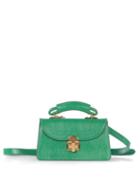 Matchesfashion.com Marni - Juliette Top-handle Leather Cross-body Bag - Womens - Green