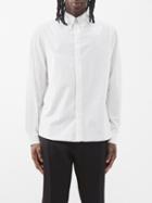 Mm6 Maison Margiela - Striped Cotton Shirt - Mens - Off White