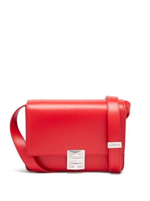 Ladies Bags Givenchy - 4g Medium Leather Cross-body Bag - Womens - Red