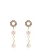 Matchesfashion.com Lizzie Fortunato - Chateau Freshwater Pearl Drop Earrings - Womens - Pearl