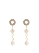 Matchesfashion.com Lizzie Fortunato - Chateau Freshwater Pearl Drop Earrings - Womens - Pearl