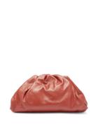 Matchesfashion.com Bottega Veneta - The Pouch Large Leather Clutch - Womens - Mid Brown