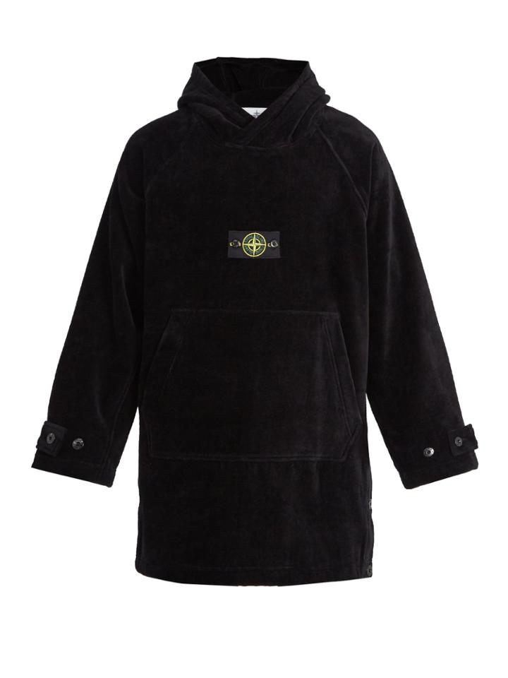 Stone Island Oversized Central-logo Sweatshirt