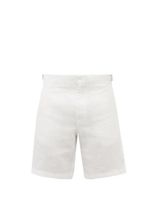 Orlebar Brown - Norwich Cotton-twill Shorts - Mens - Cream