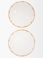 Zdg - Set Of Two Ramatuelle Faence-earthenware Plates - Womens - Natural