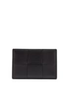 Matchesfashion.com Bottega Veneta - Intrecciato-leather Cardholder - Womens - Black