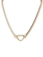 Laura Lombardi - Gemma Heart 14kt Gold-plated Necklace - Womens - Gold