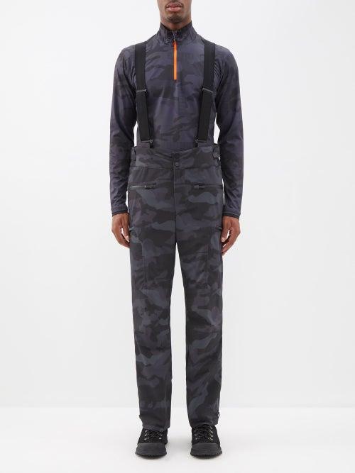 Sportalm - Camouflage-print Ski Trousers - Mens - Grey