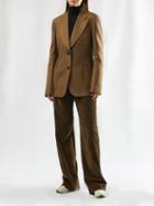 The Row - Milto Patch-pocket Hopsack Suit Blazer - Womens - Khaki