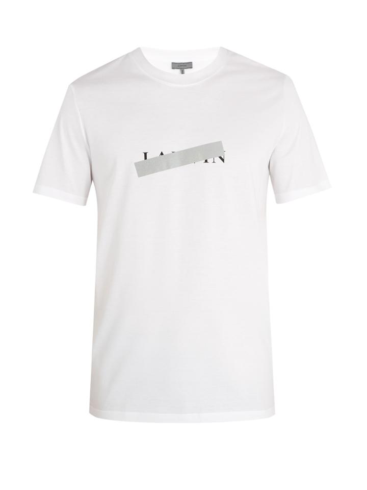 Lanvin Crew-neck Cotton-jersey T-shirt