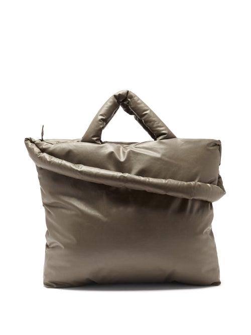 Matchesfashion.com Kassl Editions - Baby Padded Cotton-blend Canvas Tote Bag - Womens - Khaki